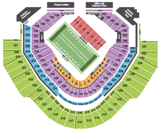 Chase Field Guaranteed Rate Bowl Seating Chart